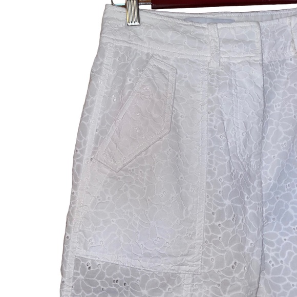 NWOT Derek Lam 10 Crosby Mila Utility Pant in White - Picture 9 of 11